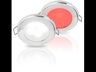 HELLA MARINE Faretti e Plafoniere a Led EUROLED 75 ACCIAIO ROSSO/BIANCO