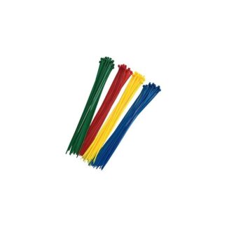CROSSEVEN Fascette Nylon, Supporti a Sella 200 FASCETTE COLORATE MM100X2,5