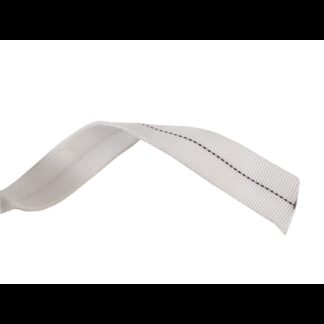Fasce Puntapiedi, Fibbie FASCIA TUBOLARE BIANCA MM.25 MT.100