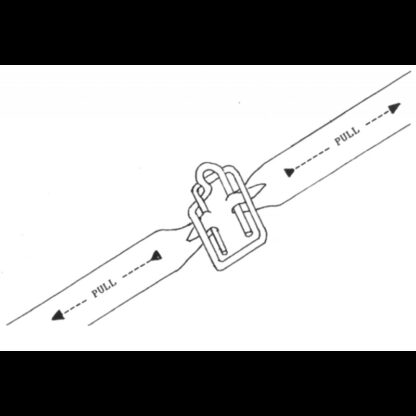 DR. SHRINK Accessori per Teli Termoretraibile FIBBIA BLOCCA REGGETTA - immagine 2