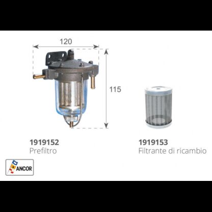 ANCOR Filtri Decantatore FILTRO RICAMBIO - immagine 2