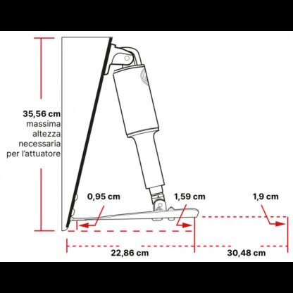 LENCO Flap Lenco CORRETTORI D'ASSETTO STD MM.229X457 - immagine 3