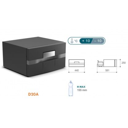 VITRIFRIGO Frigoriferi Vitrifrigo FRIGORIFERO D20 A NERO - immagine 2