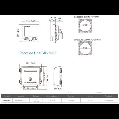 FURUNO Strumentazione Furuno NAVPILOT 711C - immagine 2