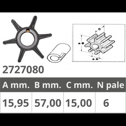 FINNORD Giranti Chrysler / Force GIRANTE FORCE 2T 35-45-55 HP