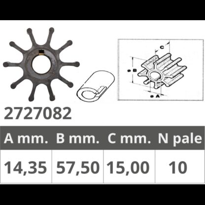 FINNORD Giranti Chrysler / Force GIRANTE FORCE 2T 25-35 HP