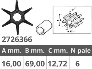 FINNORD Giranti Johnson/Evinrude/OMC GIRANTE EVINRUDE 2T 25,30,35,40HP