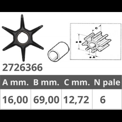 FINNORD Giranti Johnson/Evinrude/OMC GIRANTE EVINRUDE 2T 25,30,35,40HP
