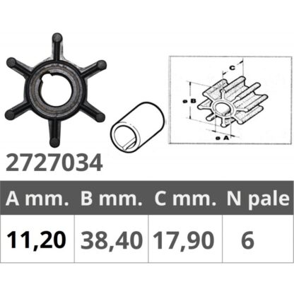 FINNORD Giranti Johnson/Evinrude/OMC GIRANTE JOHNSON/EV. 2T 1,5-2-4-6 HP