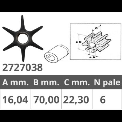 FINNORD Giranti Johnson/Evinrude/OMC GIRANTE JOHNSON/EV. 2T 40-48-50 HP
