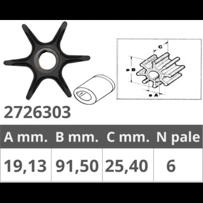 FINNORD Giranti Johnson/Evinrude/OMC GIRANTE JOHNSON/EV. 2T 40-60HP