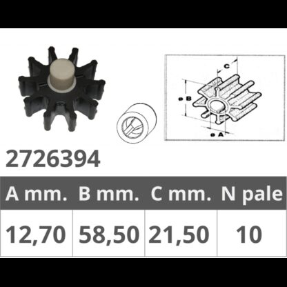 FINNORD Giranti Johnson/Evinrude/OMC GIRANTE JOHNSON RIF.OR.9864