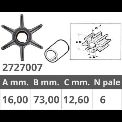 FINNORD Giranti Mercury GIRANTE MERCURY 2/4T 18-50 HP