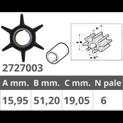 FINNORD Giranti Mercury GIRANTE MERCURY 2T 20 HP