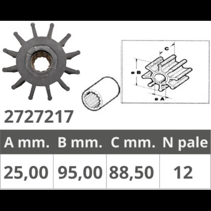 JABSCO Giranti Jabsco Originali GIRANTE ORIGINALEJABSCO 17936-21676