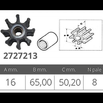 JABSCO Giranti Jabsco Originali GIRANTE ORIGINALE JABSCO 920-0001