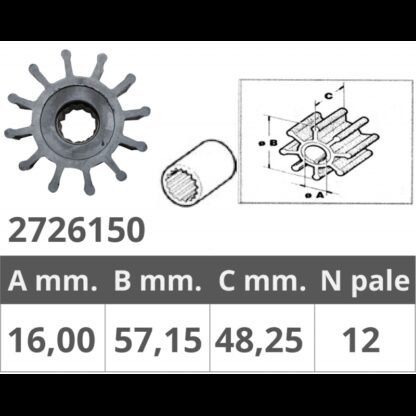 FINNORD Giranti GIRANTE POMPE JABSCO 13554-6001