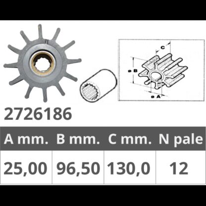 FINNORD Giranti GIRANTE POMPE JOHNSON 09-0820B