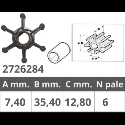 FINNORD Giranti GIRANTE POMPE JOHNSON 09-1077B-9