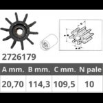 FINNORD Giranti GIRANTE POMPE SHERWOOD 22000K