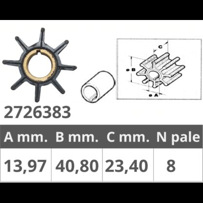 FINNORD Giranti Tohatsu GIRANTE TOHATSU 2/4T 9,9-15-18 HP