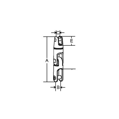MARINE TOWN Giunti GIUNTO INOX 316 DOPPIO SNODO Ø10-12 - immagine 2