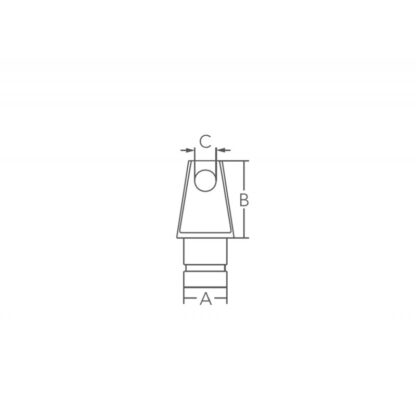 MARINE TOWN Accessori per Capottine GIUNTO INOX MASCHIO  MM.22,4 - immagine 2