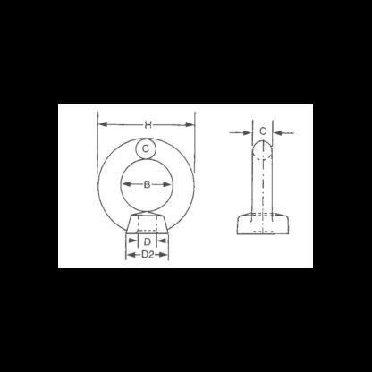 Golfari, Anelli GOLFARE INOX 316 FEMMINA Ø MM.10 - immagine 2