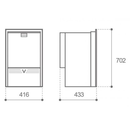 VITRIFRIGO Fabbricatori di Ghiaccio Vitrifrigo ICE MAKER IM CL REFILL - immagine 2