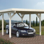 PERGOLE GAZEBO E CARPORT CARPORT SINGOLO CON COPERTURA