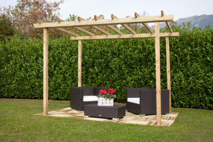 PERGOLE GAZEBO E CARPORT PERGOLA AUTOPORTANTE 240x300 - immagine 5