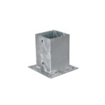 ACCESSORI PER CASETTE E PALI STAFFA BICCHIERE QUADRA CM. 7X7