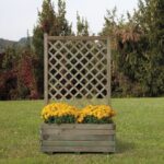 COMPOSIZIONE MARGHERITA CM 80x40X135 H. GRIGLIATI E FIORIERE