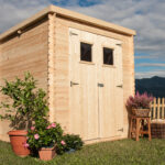 CASETTE IN ABETE GREZZO CASETTA BIRBA 200X200