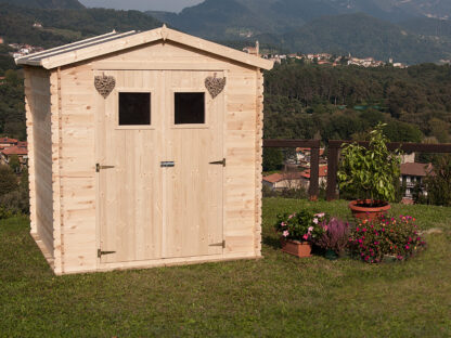 CASETTE IN ABETE GREZZO CASETTA GIADA 180X130 - immagine 2