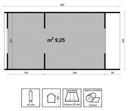 CAMPING POD CAMPING POD CM. 240X480 - immagine 11