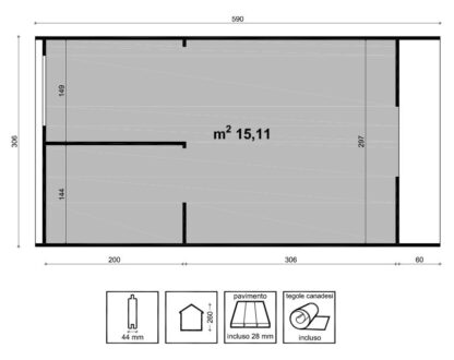 CAMPING POD CAMPING POD CM. 300X600 - immagine 9