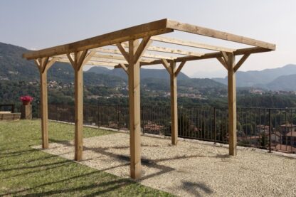 PERGOLE GAZEBO E CARPORT CARPORT SINGOLO SENZA COPERTURA