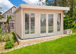 CASETTE IN ABETE GREZZO CASETTA CARLA CM 408X268