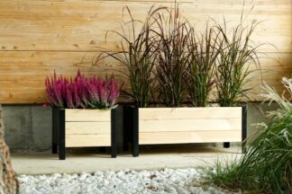 GRIGLIATI E FIORIERE FIORIERA LAVANDA CM 58X36X32H