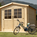 CASETTE IN ABETE GREZZO CASETTA NOEMI CM 250x250