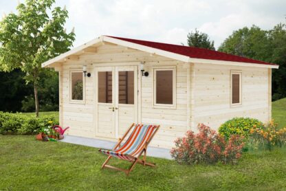 CASETTE IN ABETE GREZZO CASETTA LAVINIA CM 500X500 - immagine 3
