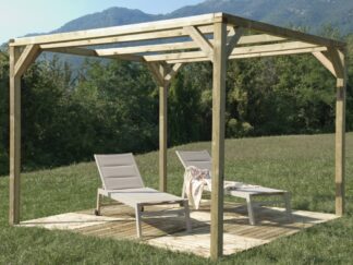 PERGOLE GAZEBO E CARPORT PERGOLA PONZA CM 300X300