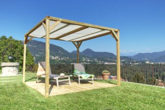 ACCESSORI PER PERGOLE TELO DI COPERTURA OBREGGIANTE