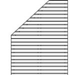 GRIGLIATI E FIORIERE FRANGIVISTA DELUX 90X170/87 SX BIANCO