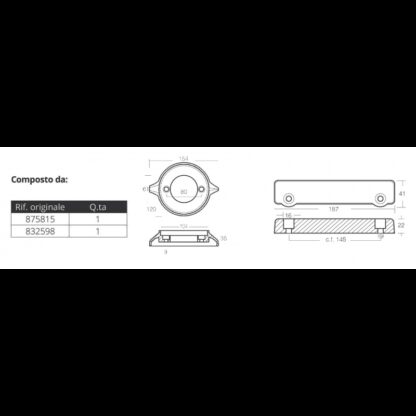 TECNOSEAL KIT Anodi Alluminio KIT ALLUMINIO VOLVO 280 - immagine 2