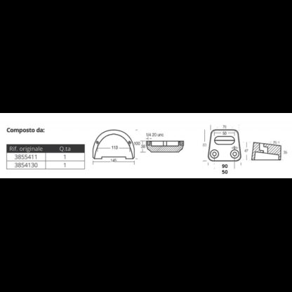 TECNOSEAL KIT Anodi Alluminio KIT ALLUMINIO VOLVO SX - immagine 2