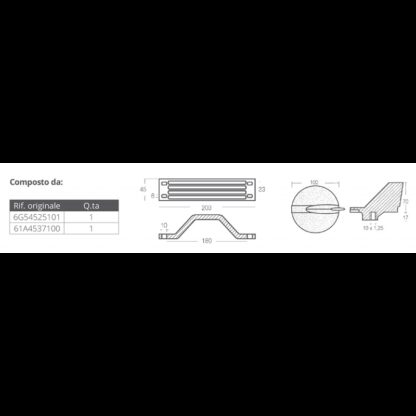 TECNOSEAL KIT Anodi Alluminio KIT ALLUMINIO YAMAHA 200-250 HP - immagine 2