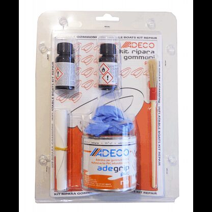 ADECO Colle KIT RIPARAZIONE PVC BIANCO