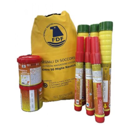 FDF Segnali di Soccorso KIT SENZA LIMITE E 12 MN CHARTER